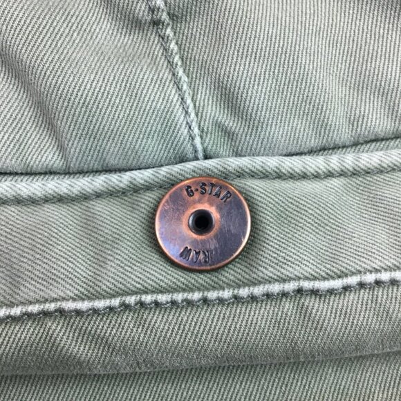 G-Star Raw Powel Slim Trainer Pants Olive Green Mens 32/32 Cotton Blend - Picture 7 of 10